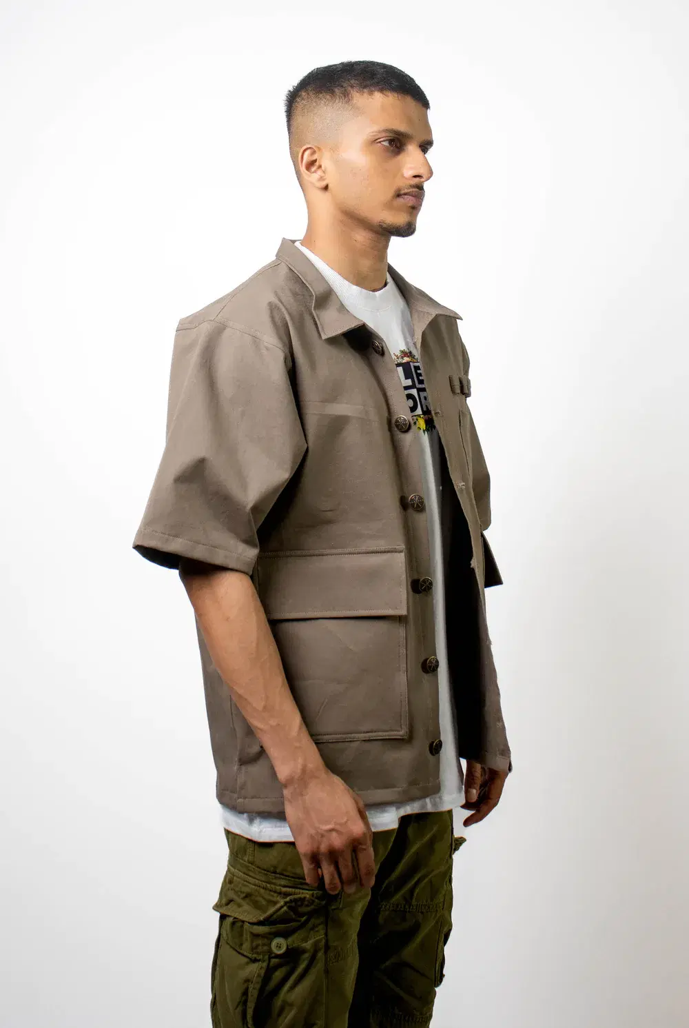 Thumbnail preview #2 for Workwear Brown Shirt