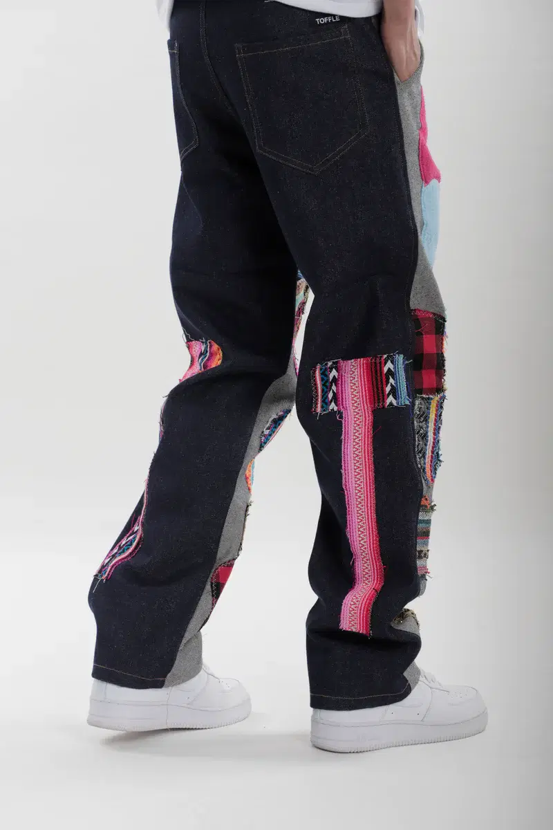 Thumbnail preview #1 for Petals Patchwork Jeans