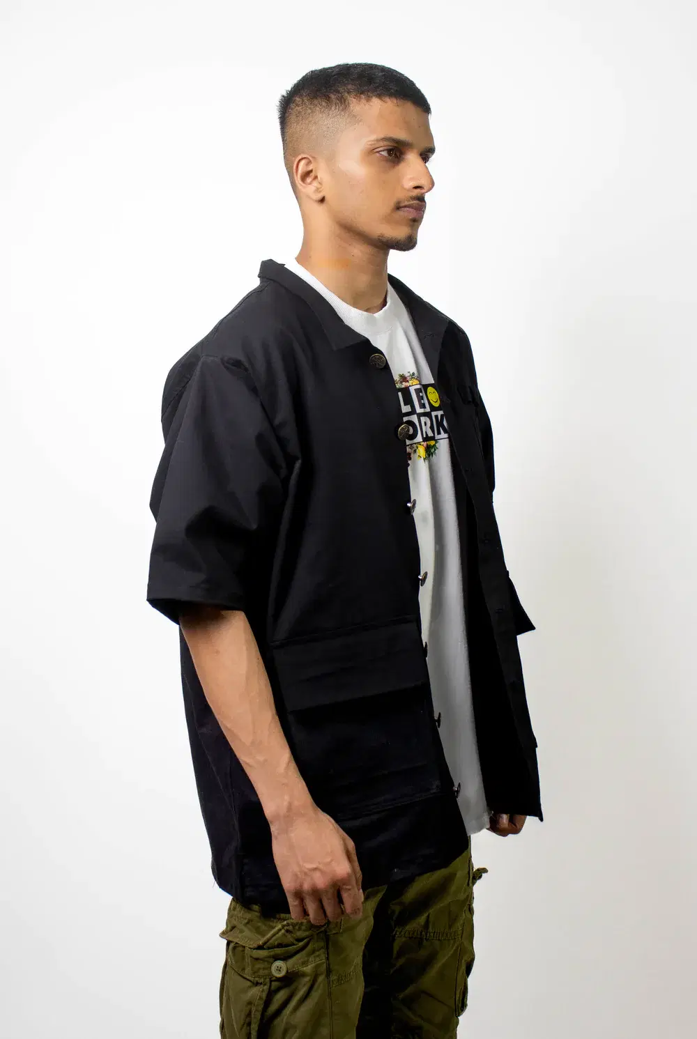Thumbnail preview #2 for Workwear Black Shirt