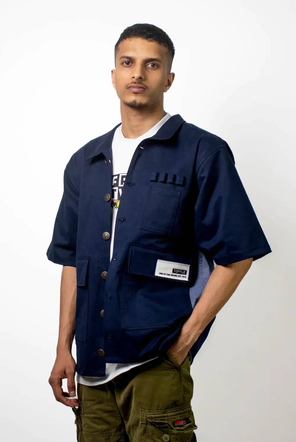 Thumbnail preview #2 for Workwear Indigo Shirt