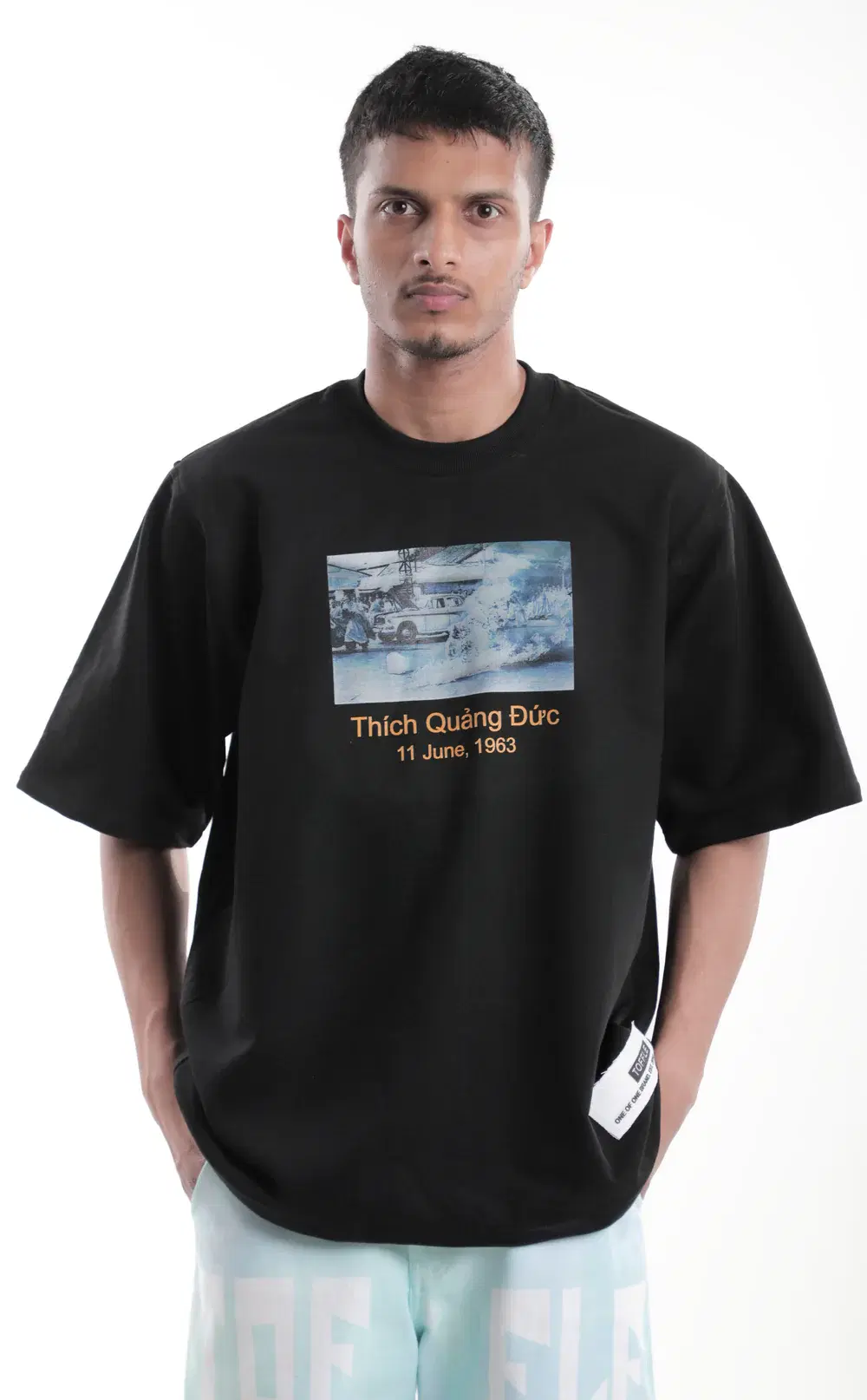 Monk On Fire T-shirt, a product by TOFFLE