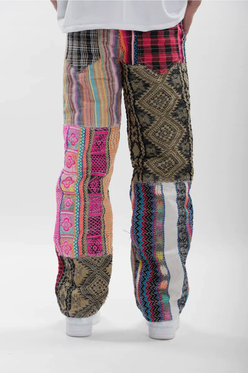 Thumbnail preview #3 for Ethnic Patchwork Jeans